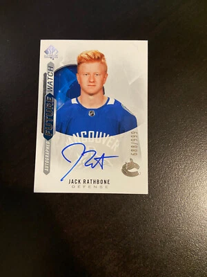 2020-21 SP Authentic Future Watch #225 Jack Rathbone Autograph RC /999 - Image 1 of 2