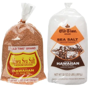 1 Pack - Hawaiian Salt From Hawaii Island – Old Time Brand Paʻakai – Choose - Picture 1 of 3