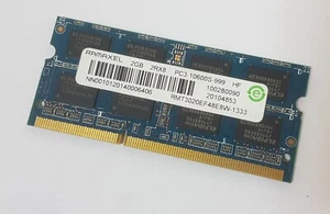 2GB DDR3 PC3-10600S Ramaxel RMT3020EF48E8W-1333 MHz Notebook Speicher - Bild 1 von 1