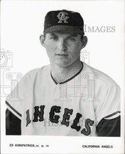 1967 Press Photo California Angels baseball player Ed Kirkpatrick. - hpx09499