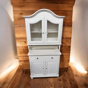 Credenza Bianca (vetro Mancante) - Foto 1 di 1