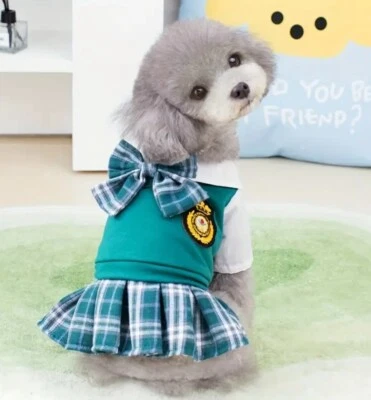 Dog Schoolgirl Dress Uniform            ( Size Medium ) - Image 1 of 4