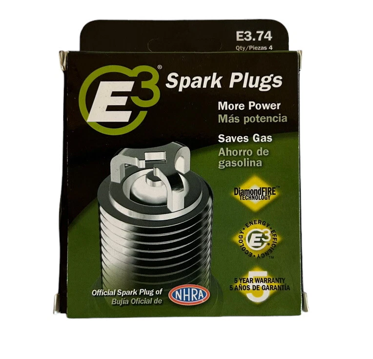 E3 Diamondfire Spark Plugs e3.74 Box Of 4 - Image 1 of 4