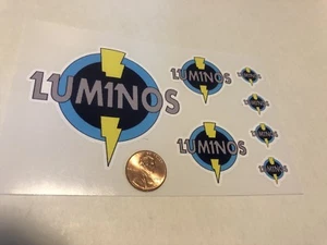 Custom Superhero Decals LUMINOS Die Cut. Free Shipping! - Picture 1 of 4