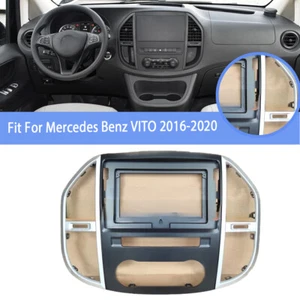 Fascia Stereo Radio Bezel Panel Frame DVD Trim For Mercedes Benz VITO 2016-2020 - Picture 1 of 1
