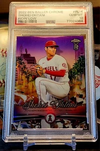 2022 Shohei Ohtani Topps Chrome Ben Baller Ridin Low #RL-4 PSA 10 GEM MT Angels - Picture 1 of 9