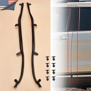 2PCS Rear Door Front Weatherstrip Seal Left+Right For 2011-2019 Ford Explorer - Picture 1 of 8