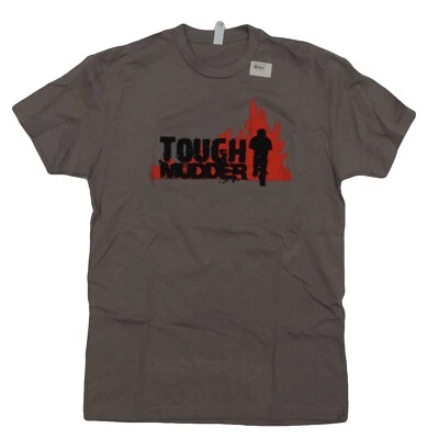 Nueva Camiseta Touch Mudder Gris Para Hombre Desafío Gimnasio Correr Hombre Equipo Deportivo  Foto 1 de 4