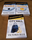 Lot Of 3 romance books by TONI ALEO AND VICTORIA BLUE Series: MISADVENTURES