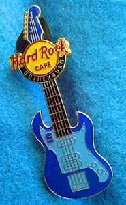 GOTHENBURG SWEDEN BLUE *EURO ROCK GUITAR SERIES* 4 STRING Hard Rock Cafe PIN LE - Picture 1 of 1