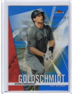 Topps 2017 Finest No. Paul Goldschmidt 86 - azul = 067/150 Arizona Diamondbacks - Imagen 1 de 2