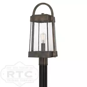 QUOIZEL Lighting ELL901OSU Bronze Finish Medium Base Lamp Post Light - Picture 1 of 2