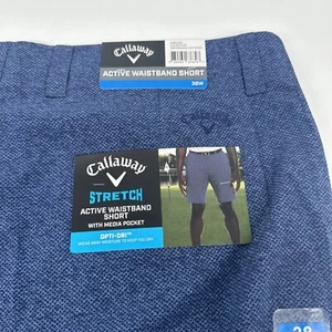 Callaway Men's Size 38 Stretch Active Waistband Opti-Dri Shorts L - Picture 1 of 5