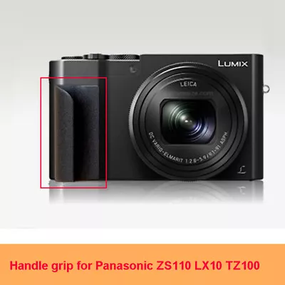 Skidproof Hand Grip Holder Silicone For Panasonic ZS110 LX10 TZ100 Camera Handle - Image 1 of 4