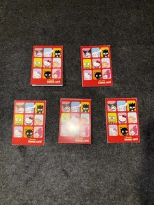 Set of 5 Sanrio Y2K Bonus Cards Hello Kitty My Melody Badtz Maru Promo - Picture 1 of 4