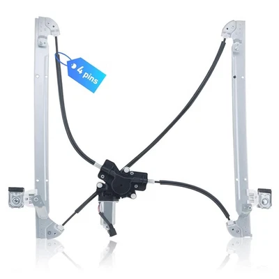 For Chrysler Town Country Dodge Caravan Front Power Window Regulator w/ Motor - Imagem 1 de 4