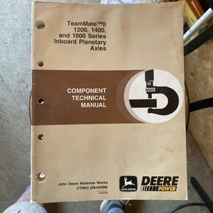 John Deere TeamMateII 1200 1400 1600 Inboard Axle Service Repair Manual CTM43 xo - Picture 1 of 12