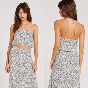 NWT Volcom Bae Bae Doll Tube Top in Black & White SIZE SMALL - Picture 1 of 10