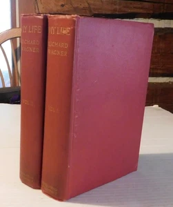 MY LIFE BY RICHARD WAGNER - 1st American Edition - 1911 Authorized Translation - Picture 1 of 8