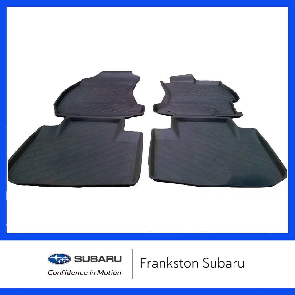 Genuine Subaru Outback Rubber Floor Mats Set Of 4 2015-2021 - image 1 of 2