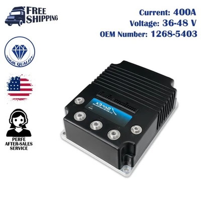 DC Sepex Motor Controller for Curtis Ezgo Club Car Golf Cart 48V 400A 1268-5403 - Image 1 of 4