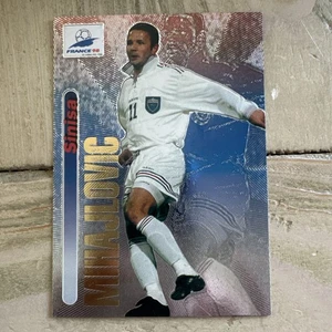 Panini 1998 France World Cup Card #12 Sinisa Mihajlovic Yugoslavia Metallic Holo - Picture 1 of 2