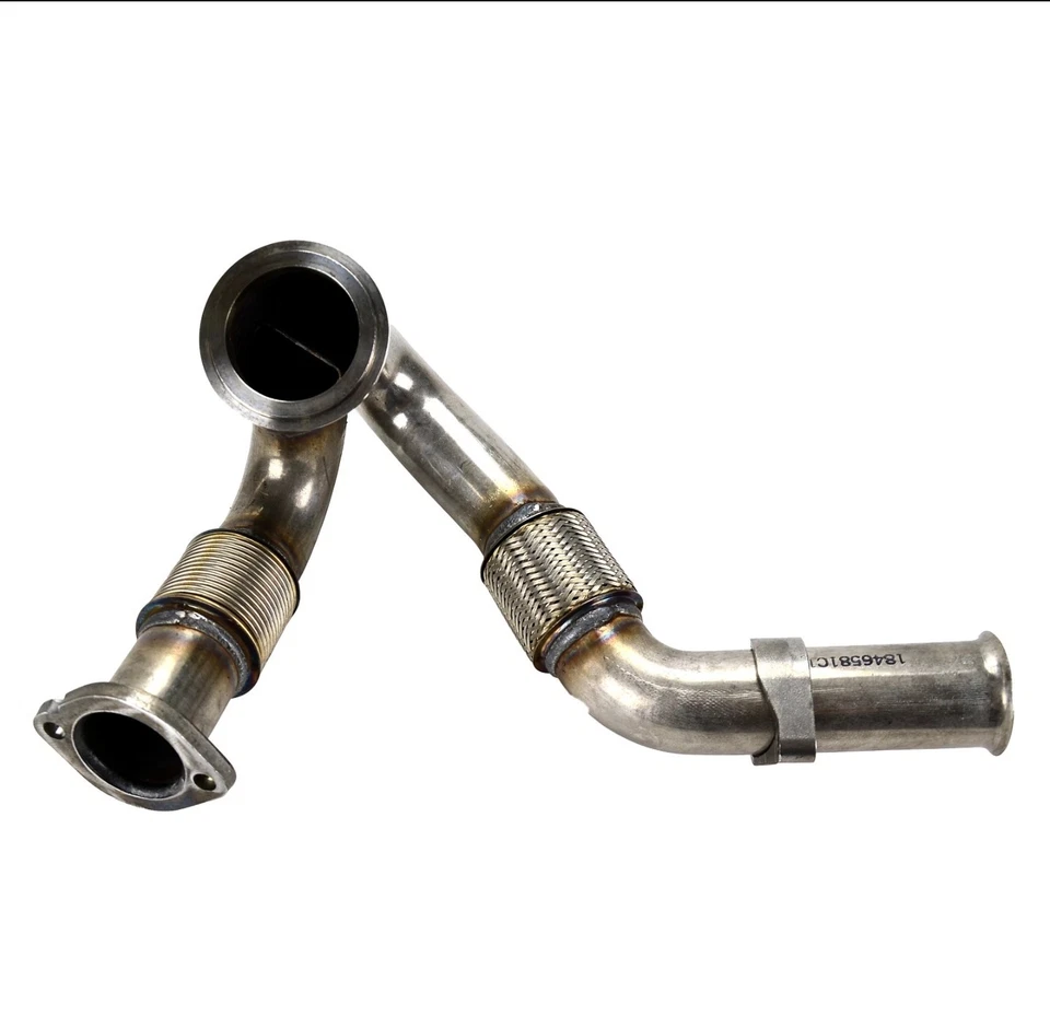 Tubo de escape de entrada izquierda turbo diésel 6,0 L Ford serie F 2005-2007 fabricante de equipos originales nuevo Foto 1 de 4