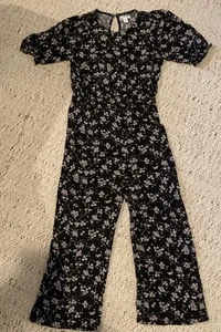 Girls XL 14-16 Black Jumpsuit Nordstrom - Picture 1 of 5