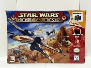 Star Wars Rogue Squadron Nintendo 64 N64 Complete in Box TESTED - Picture 1 of 17