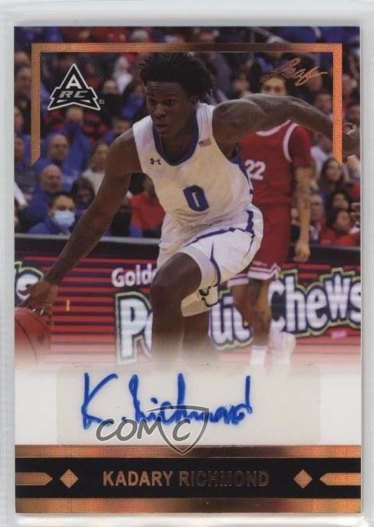 2021-22 Leaf Memories 1991 Gold Rookies Bronze Spectrum Kadary Richmond Auto - Image 1 of 2