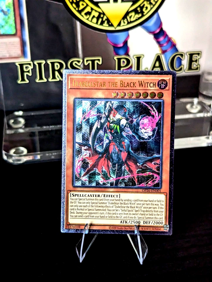 Yu-Gi-Oh! Diabellstar The Black Witch OP26-EN001 Ultimate Rare - Image 1 of 1