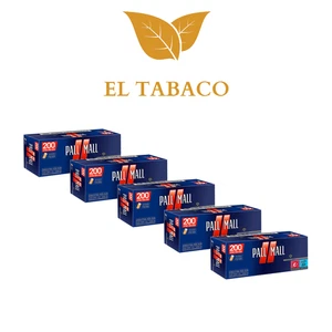 Pall Mall Red Xtra Filterhülsen á 200 Hülsen Extra Filter Rot Zigarettenhülsen - Bild 1 von 1