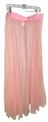 Mujeres Hada Malla Transparente Falda Ver A Través Tul Cintura Elástica Maxi Falda 3XL Foto 1 de 4