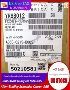 Servomotor de CA Fanuc A06B-0215-B805 50883ELL EE. UU. Free IVA - Imagen 1 de 6