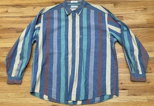 Camisa Levi's Para Hombre XL Azul Abotonada Algodón Vintage Western Retro Vaquero - Imagen 1 de 10