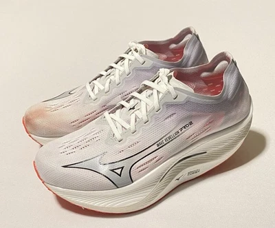 Mizuno Wave Rebellion PRO 2 Sneakers Women’s Running Shoes Size 9.5 White/Gray - Image 1 of 4