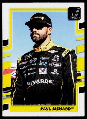2018 Donruss Green Foil #58 Paul Menard Richard Childress Racing - Image 1 of 2