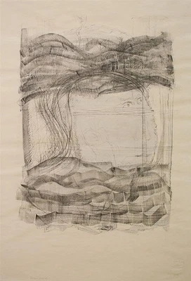 Gerhard Altenbourg Wurzel-Melencolia Ostdeutsche Kunst Lithografie 1971 92/150 - Bild 1 von 4