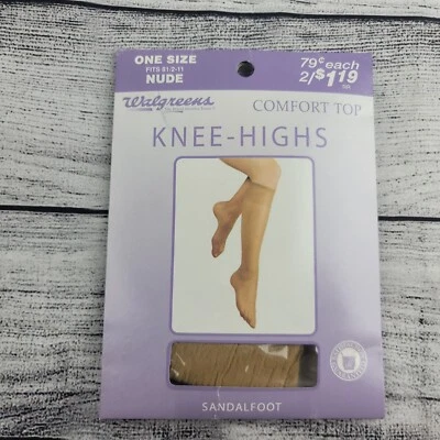 Sandalia Walgreens Comfort Top hasta la rodilla talla única 8,5-11 pie punta desnuda de colección Foto 1 de 2