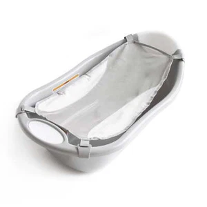 Baby Basics Infant Bath Tub, Includes Drying Hook for Easy Cleaning, Unisex - Picture 1 of 12