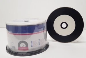 Mr226 - 50 X Mediarange Cd-R Vinile Printable, Nero Dye Bedruckbar 52x Grezzo - Foto 1 di 7