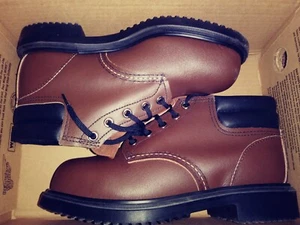 Red Wing Stahl Zehenpartie Stiefel elektrische Gefahr Punktion resistent Herren Größe 6EEWornOnce - Bild 1 von 4