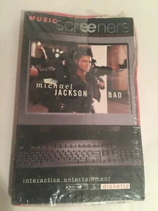 Michael Jackson Bad Thriller Interactive 3.5” Disk Screen Saver Music Video Game - Picture 1 of 3