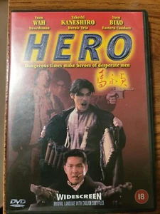 R2 UK DVD HERO YUEN BIAO TAKESHI KANESHIRO UNCUT HONG KONG COREY YUEN ACTION - Picture 1 of 3