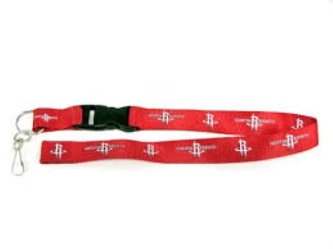 NBA Houston Rockets Lanyard w/ Detachable Keychain Cover