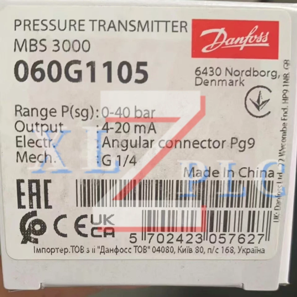 1PC DANFOSS 060G1105 MBS 3000 Pressure Transmitter Spot Goods Fast