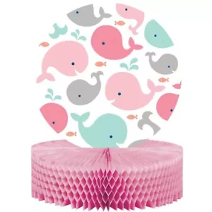 Lil Spout Pink Whale Animal Ocean Cute Baby Shower Party Decoration Centerpiece - Picture 1 of 1