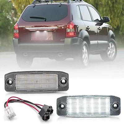 LED License Number Plate Light For Kia Sportage 2011- 16 Hyundai Tucson 2005- 09 - Photo 1/4