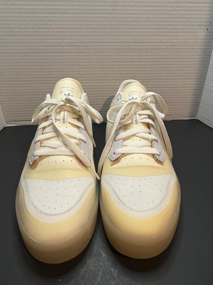 us13 - adidas Forum Tech Boost White Sky Tint w/box - Image 1 of 4