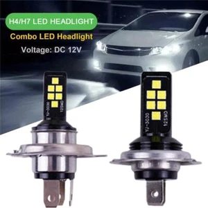 H4/H7 LED Headlight Car Bulbs Auto Fog Light 240W 52000LM Bulb Kit S9H6 O2A4 - Picture 1 of 16